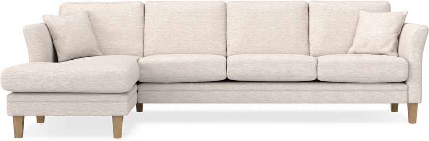 Eden - 3-sits soffa med schäslong - Beige