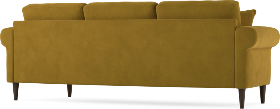 Eden - 3-sits soffa svängd - Gul