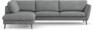 Madison Lux - 3-sits soffa med divan vänster - Vit