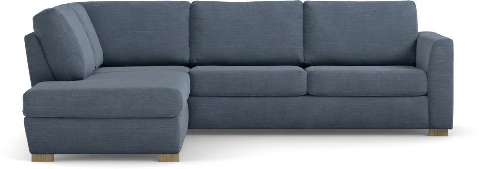 Friday - 2,5-sits soffa med divan vänster - Blå