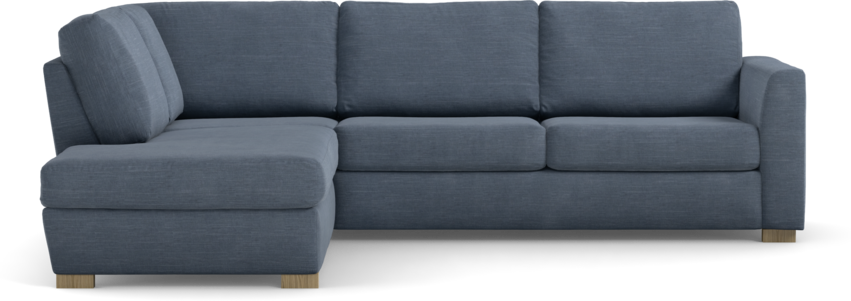 Friday - 2,5-sits soffa med divan vänster - Blå