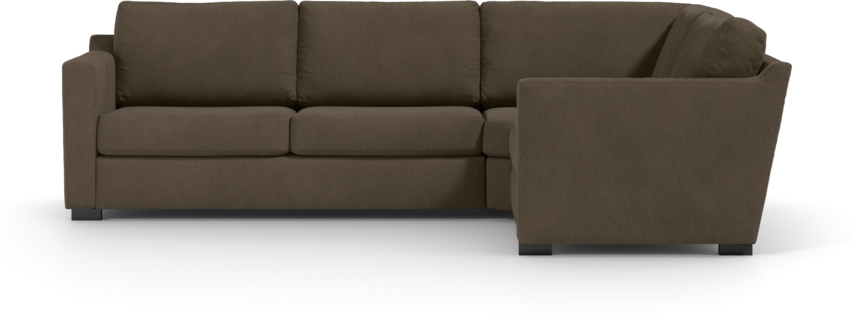 Friday - Hörnsoffa, 2,5+1,5-sits - Brun