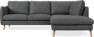 Madison Lux - 2-sits soffa med divan höger - Grå