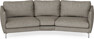 Madison - 3-sits soffa svängd, 90 cm - Grå