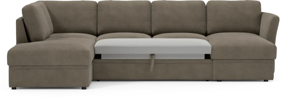 Öland - Bäddsoffa med divan vänster och schäslong höger - Beige