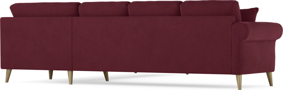 Eden - Hörnsoffa, 3+3-sits - Röd