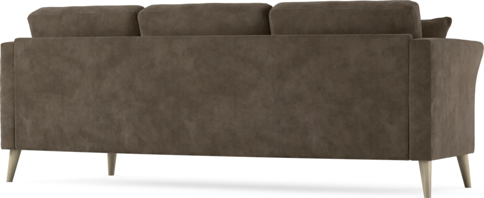 Eden - 3-sits soffa svängd - Brun