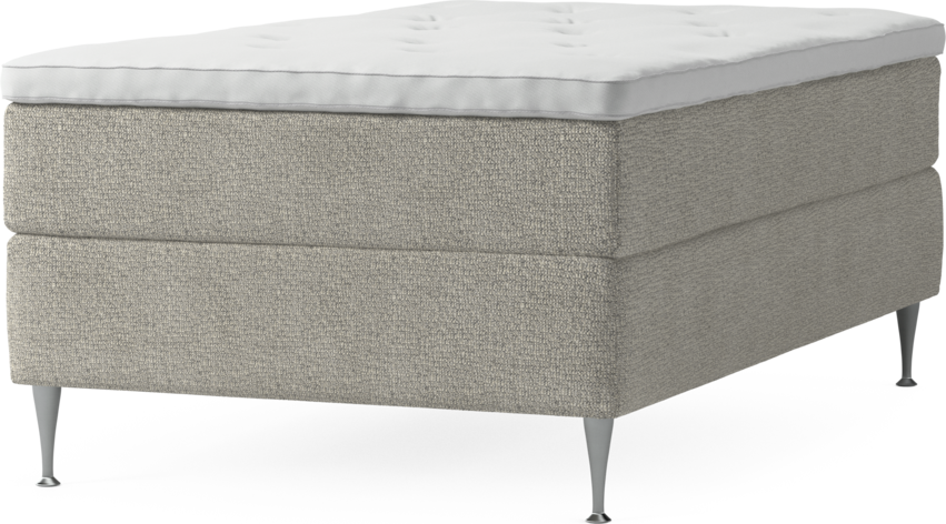 Delux Dream - Kontinentalsäng, enkelsäng 120 cm med bäddmadrass och sängben