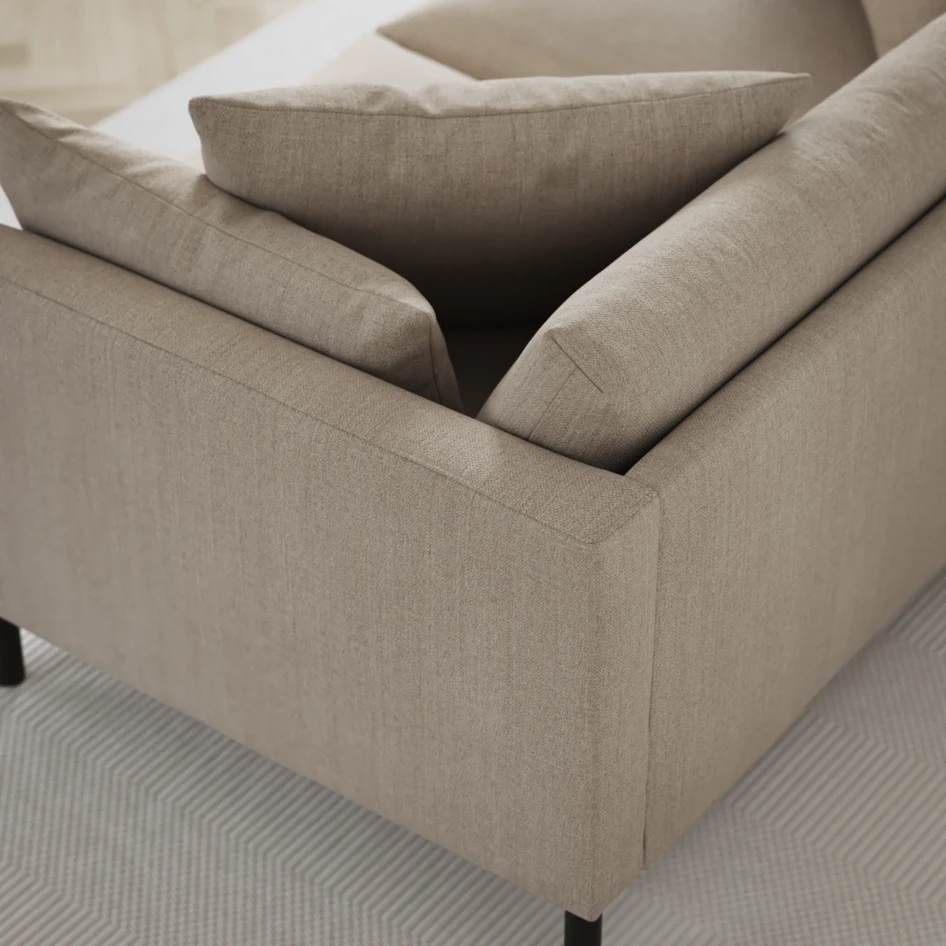 Harper - 3-sits soffa - Beige