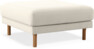 Willow - Fotpall, fast klädsel - Beige