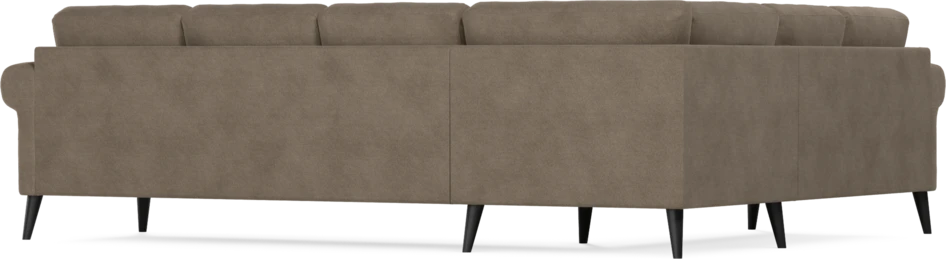 Eden - Hörnsoffa, 2+3-sits - Brun