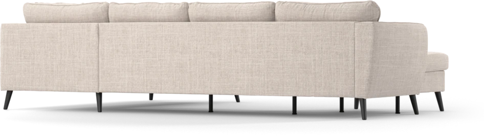 County - 3-sits soffa med schäslong vänster och divan höger - Beige