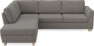 Friday - 2,5-sits soffa med divan vänster - Grå