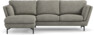 Madison Lux - 2-sits soffa med schäslong vänster - Vit