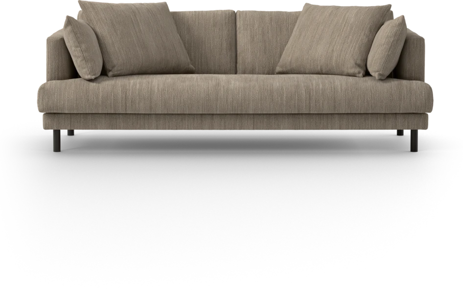 Harper - 3-sits soffa, hel dyna - Beige