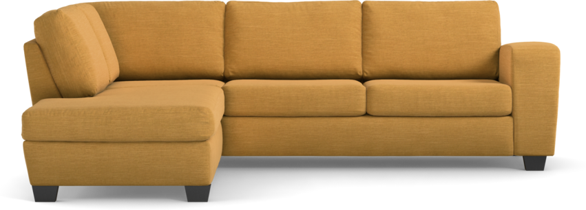 Friday - 2,5-sits soffa med divan vänster - Gul