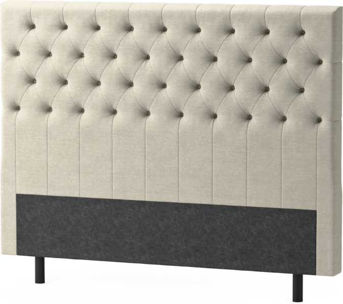 Delux Pikerad XL - Sänggavel, 90-210 cm - Beige