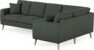 Eden - Hörnsoffa, 3+1-sits - Grön