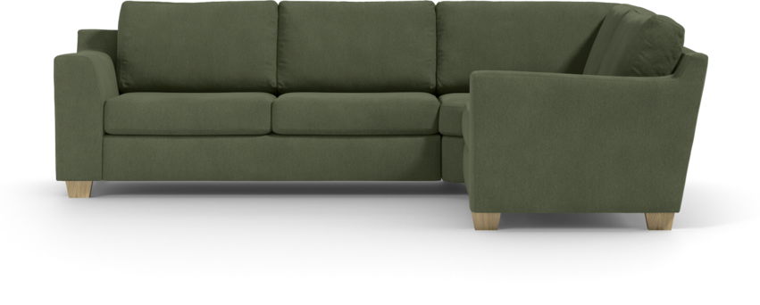 Friday - Hörnsoffa, 2,5+1,5-sits - Grön