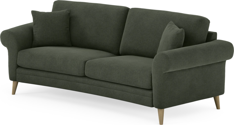 Eden - 2,5-sits soffa svängd - Grön