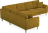 Eden - Hörnsoffa, 2+3-sits - Gul