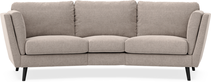 Madison - 3-sits soffa svängd, 70 cm - Beige