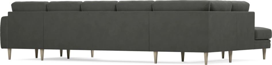 Eden - 3-sits soffa med divan vänster och schäslong höger - Grå