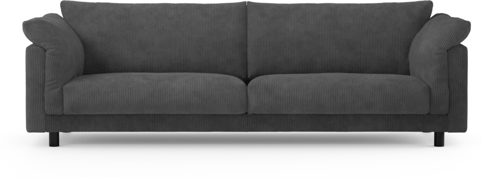 Cherrie - 4-sits soffa, fast klädsel - Grön