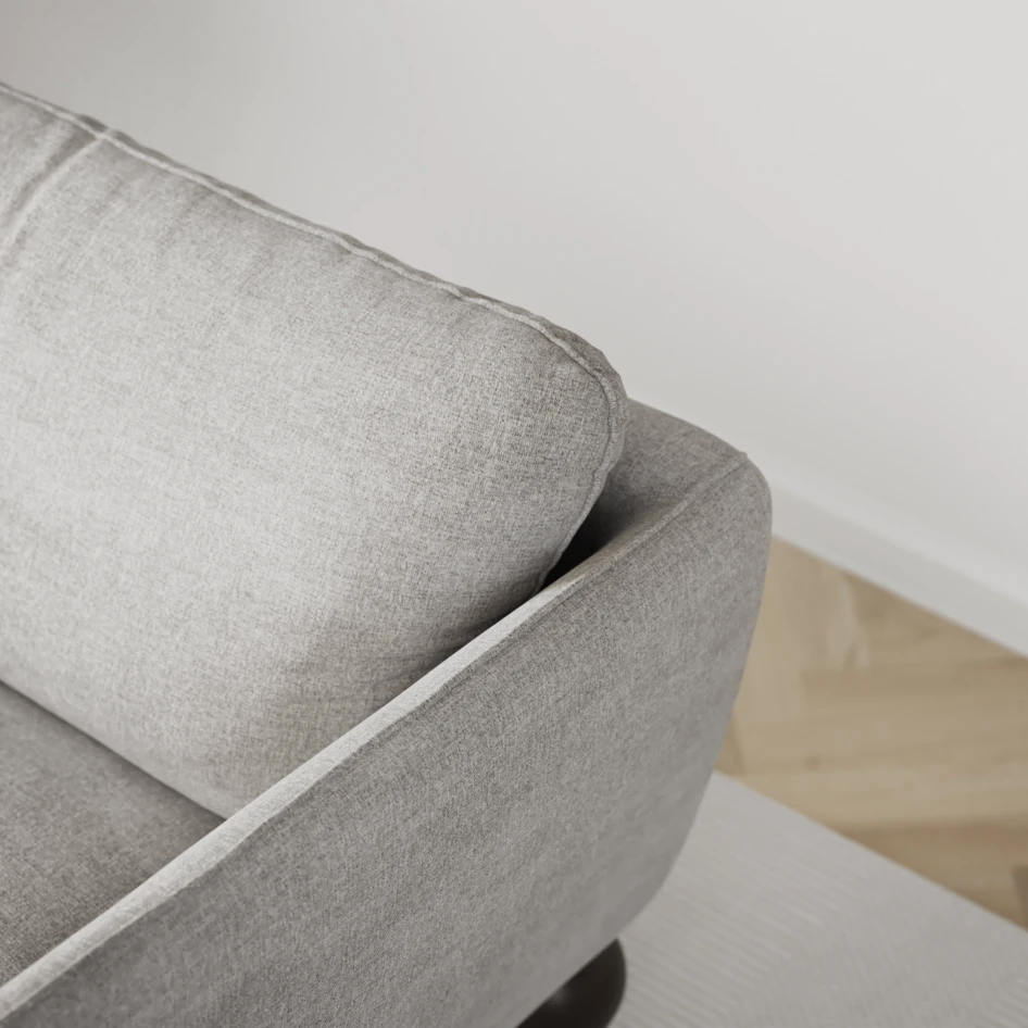 Madison Lux - Hörnsoffa 2+3-sits, hörn 1 - Grå