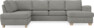 Friday - 3-sits soffa med divan vänster och schäslong höger - Grå