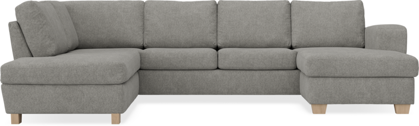 Friday - 3-sits soffa med divan vänster och schäslong höger - Grå