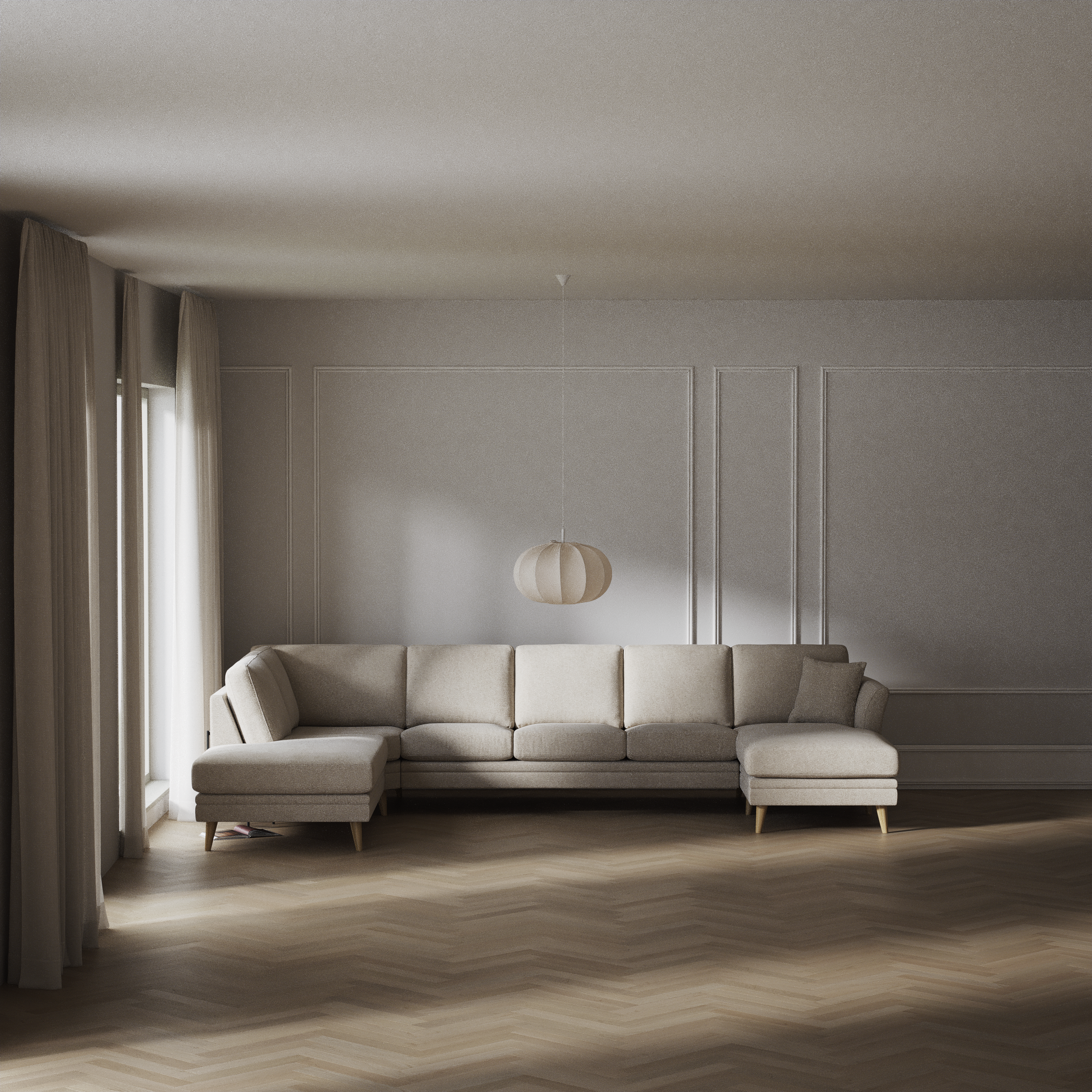 Eden - 3-sits soffa med divan vänster och schäslong höger - inspiration