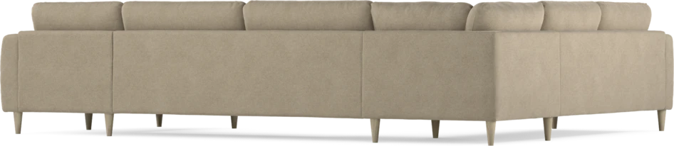 Bridge - Hörnsoffa, 2+3-sits med schäslong höger - Beige