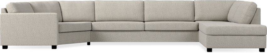 Nevada - 3-sits soffa med cosy hörn vänster och divan höger - Beige