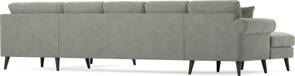 Eden - 3-sits soffa med schäslong vänster och divan höger - Grå