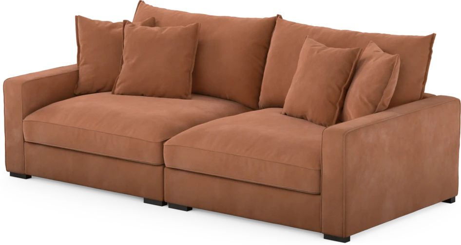Rossi - 3-sits soffa - Orange