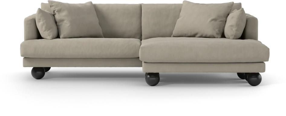 Harper - 4-sits med schäslong XL höger - Beige