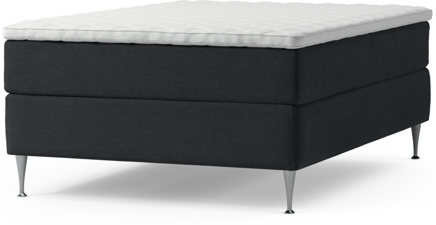 Delux Dream - Kontinentalsäng, enkelsäng 140 cm med bäddmadrass och sängben
