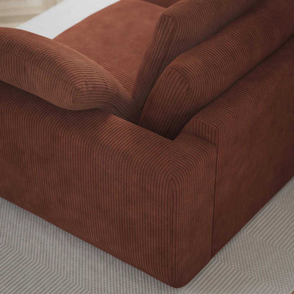 Amie - 4-sits soffa - Orange