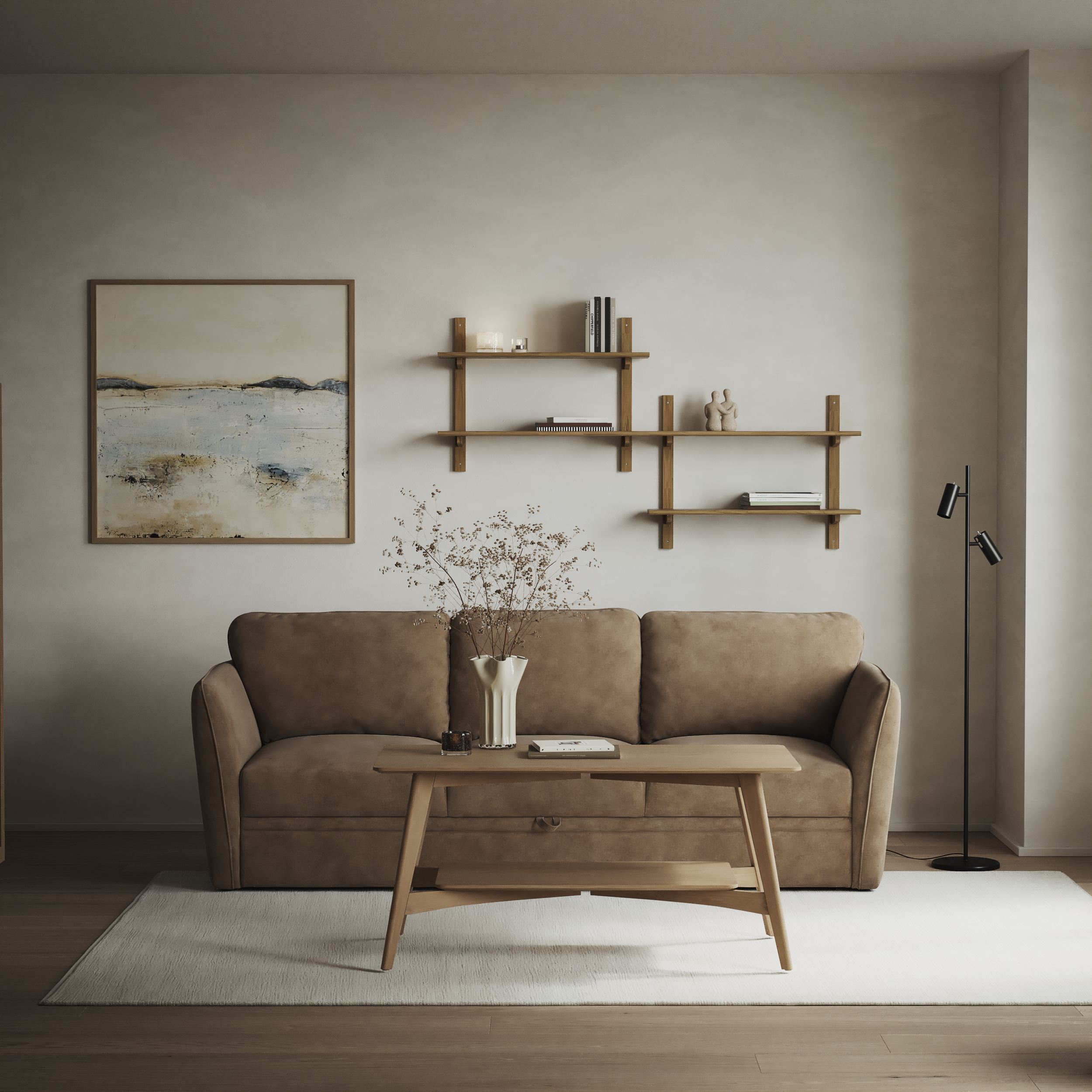 Öland - Bäddsoffa 3-sits, längsbäddad - inspiration