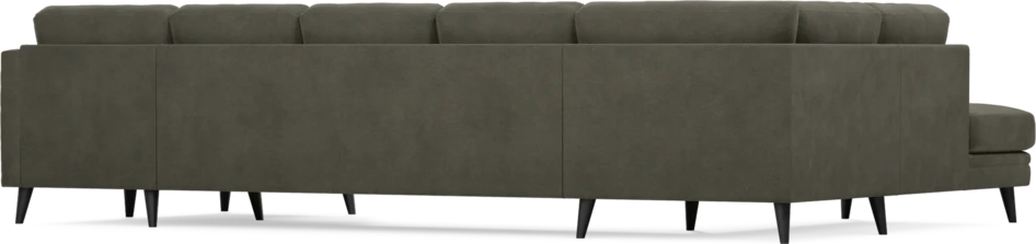 Eden - 3-sits soffa med divan vänster och schäslong höger - Grå