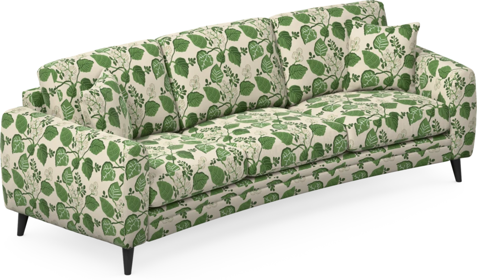 Eden - 3-sits soffa svängd - Flerfärgad