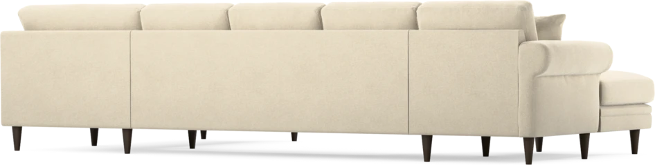 Eden - 3-sits soffa med schäslong vänster och divan höger - Beige