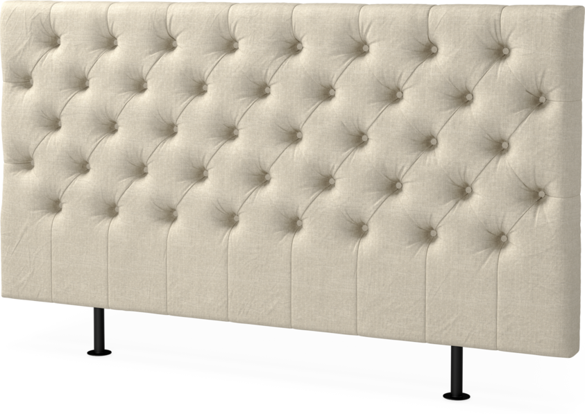 Cape pikerad - Sänggavel, 90-210 cm - Beige