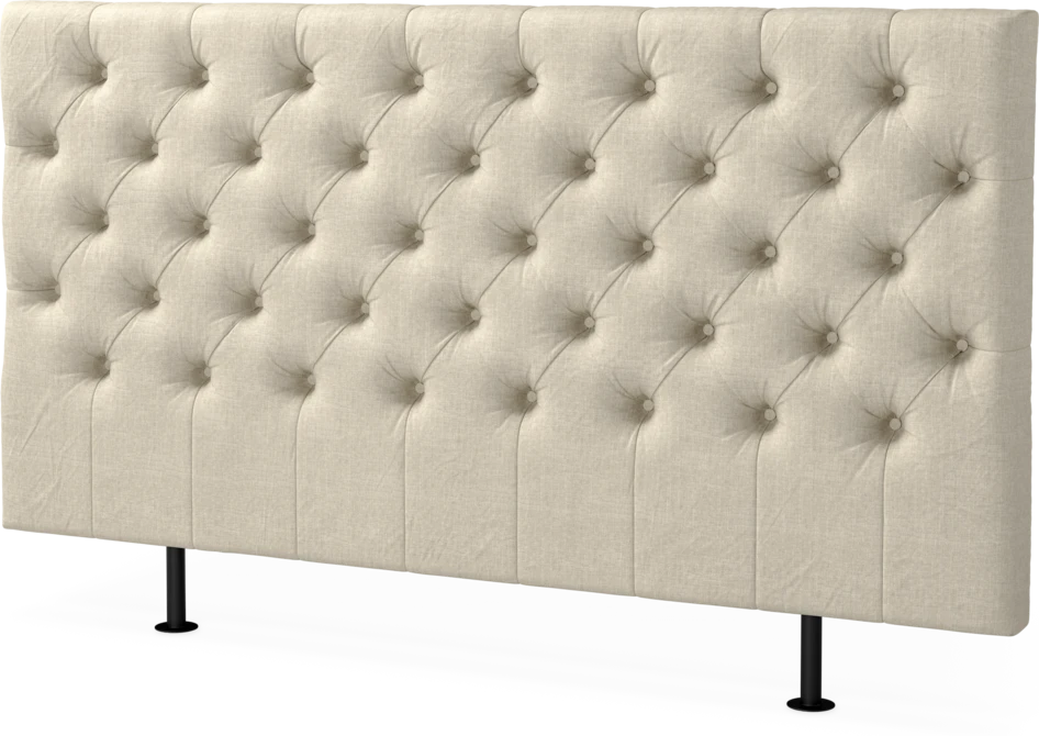 Cape pikerad - Sänggavel, 90-210 cm - Beige
