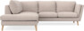 Madison - 2-sits soffa med divan vänster - Beige