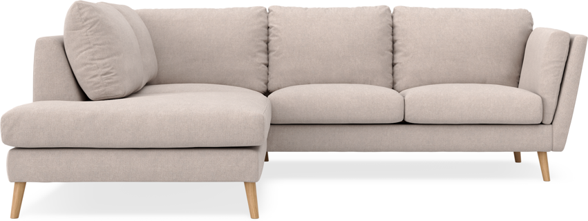 Madison - 2-sits soffa med divan vänster - Beige