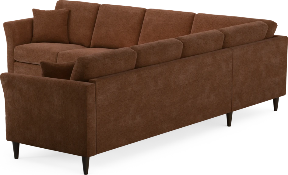 Eden - Hörnsoffa, 3+3-sits - Orange