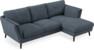 Madison Lux - 2-sits soffa med schäslong höger - Vit