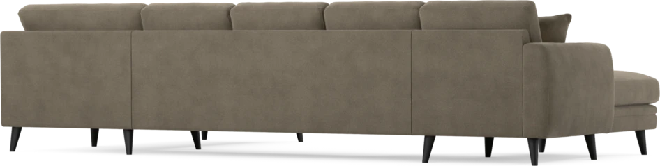 Eden - 3-sits soffa med schäslong vänster och divan höger - Beige